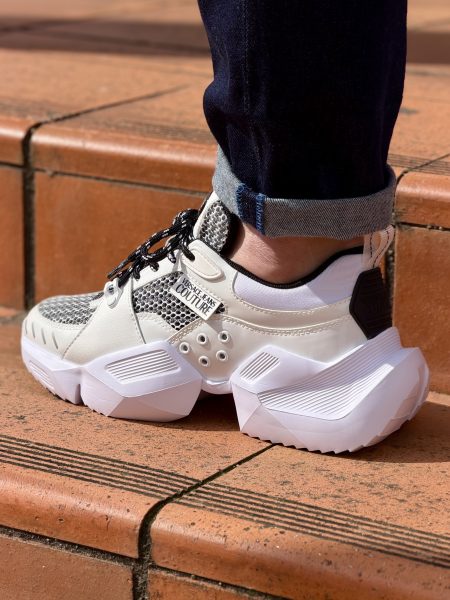 Sapatilhas Versace Jeans Couture Fondo Gravity – Brancas/White