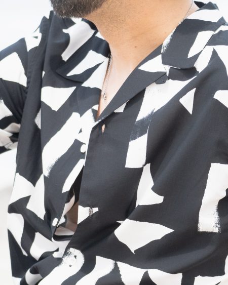 Camisa Antony Morato - Honolulu - Preta e Branca