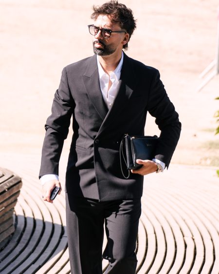 Calças Evan Relaxed Fit em Viscose Stretch Antony Morato
